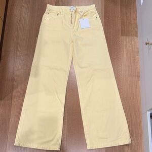Pistola Light Yellow Women's Flare Jeans
